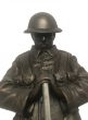 The Lone WW1 TOMMY Bronze Statue With Pewter Rifle