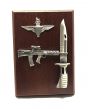 Parachute Regiment Plaque - Cap Badge - Rifle - Bayonet
