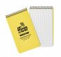 76x130mm Top Spiral 50 Page Modestone Waterproof Notepad (3"x5") Yellow
