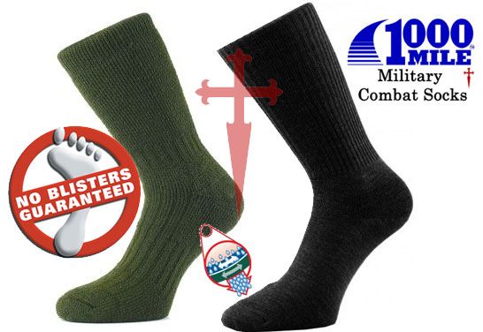 1000 Mile Military Combat Socks 