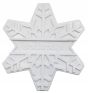 SodaPup Snowflake Ultra Durable Nylon Dog Chew Toy for Aggressive Chewers - White
