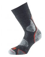 1000 Mile Mens Charcoal 3 Layer Walking Socks 