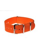 18mm High Visibility Search and Rescue SAR NATO Watch Strap Orange