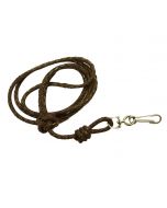 Plaited Leather Lanyard by Bisley