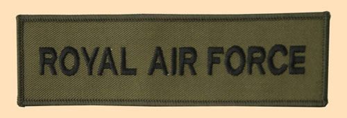 RAF Jacket Title