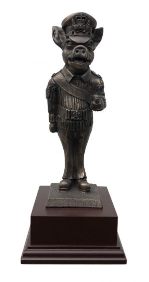 Regimental Drill Pig Bronze Statue