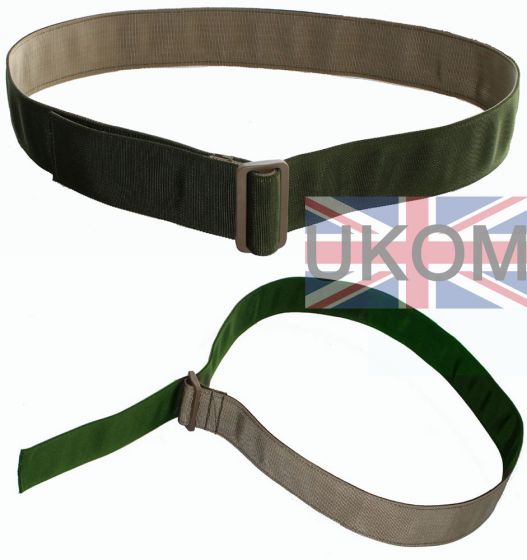 UKOM Lightweight Duty Belt - Reversible Tan/Green