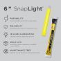 12 Hour 6” SnapLight (15cm) Yellow lightstick (Cyalume® Branded) details