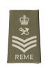 REME Staff Sergeant ARTIFICER Rank Slide Hammer and Tongs 