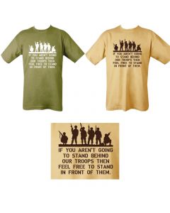 Behind Our Troops Military T-shirt 