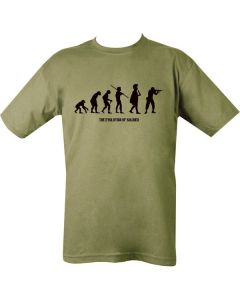 British Military Evolution T-Shirt - Olive Green