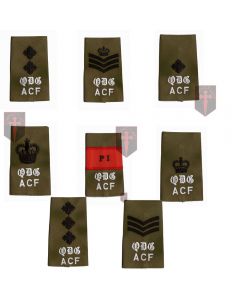 Queens Dragoon Guards ACF Rank Slide Epaulette - (All Ranks)