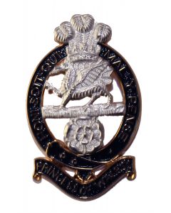 Issue PWRR OR's No2 Dress Silver and Blue Cap Badge