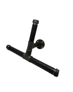 Steel Piping Plate Carrier / Helmet Gear Rack (Black)