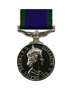Official General Service Medal (1962) GSM CSM Miniature Medal + Ribbon