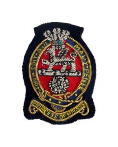 PWRR Officers Wire Embroided Side Hat Badge