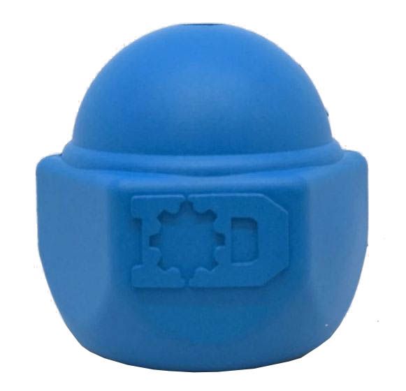 Industrial Dog Cap Nut Ultra-Durable Chew Toy - Blue